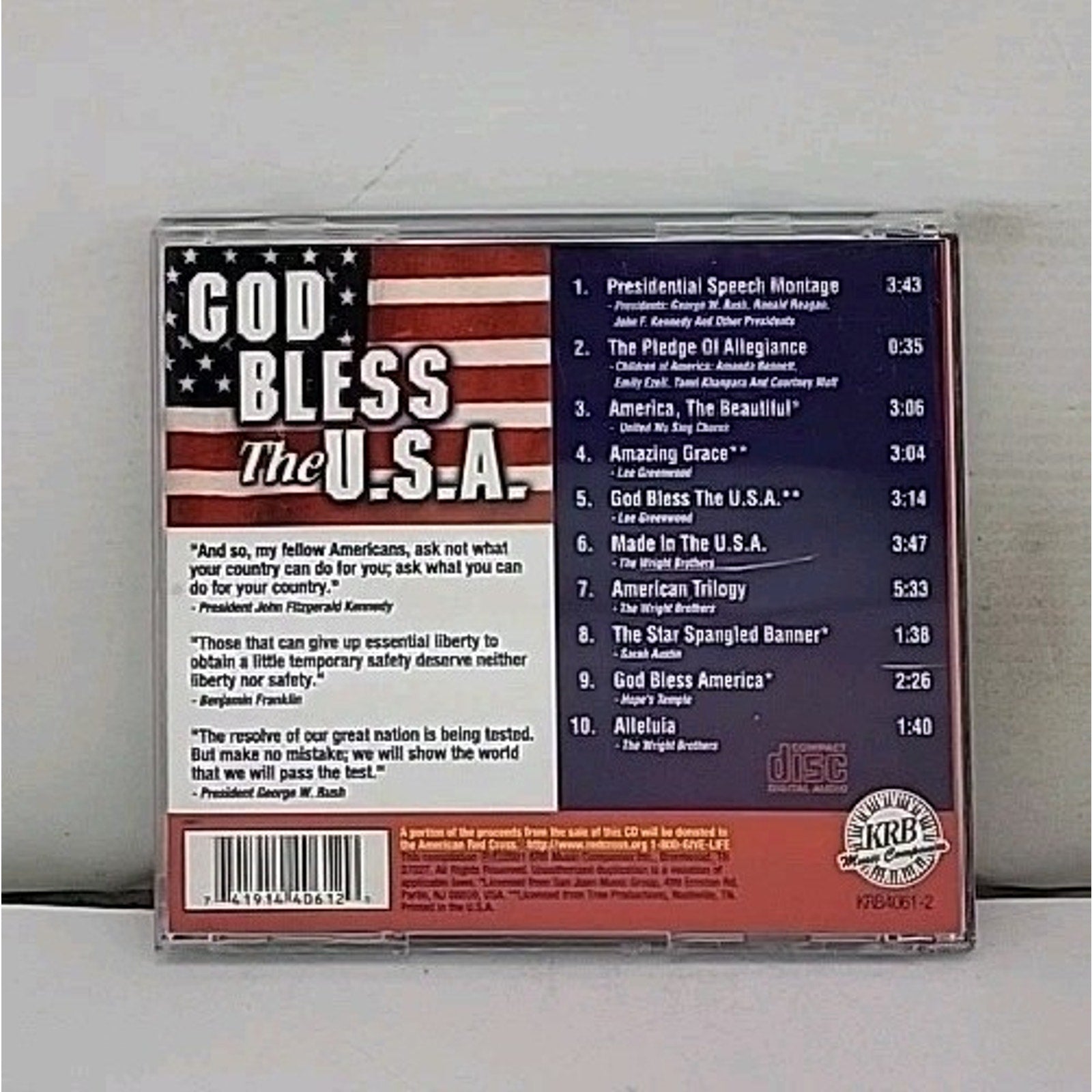Lee Greenwood God Bless the U.S.A. (CD; 2001)