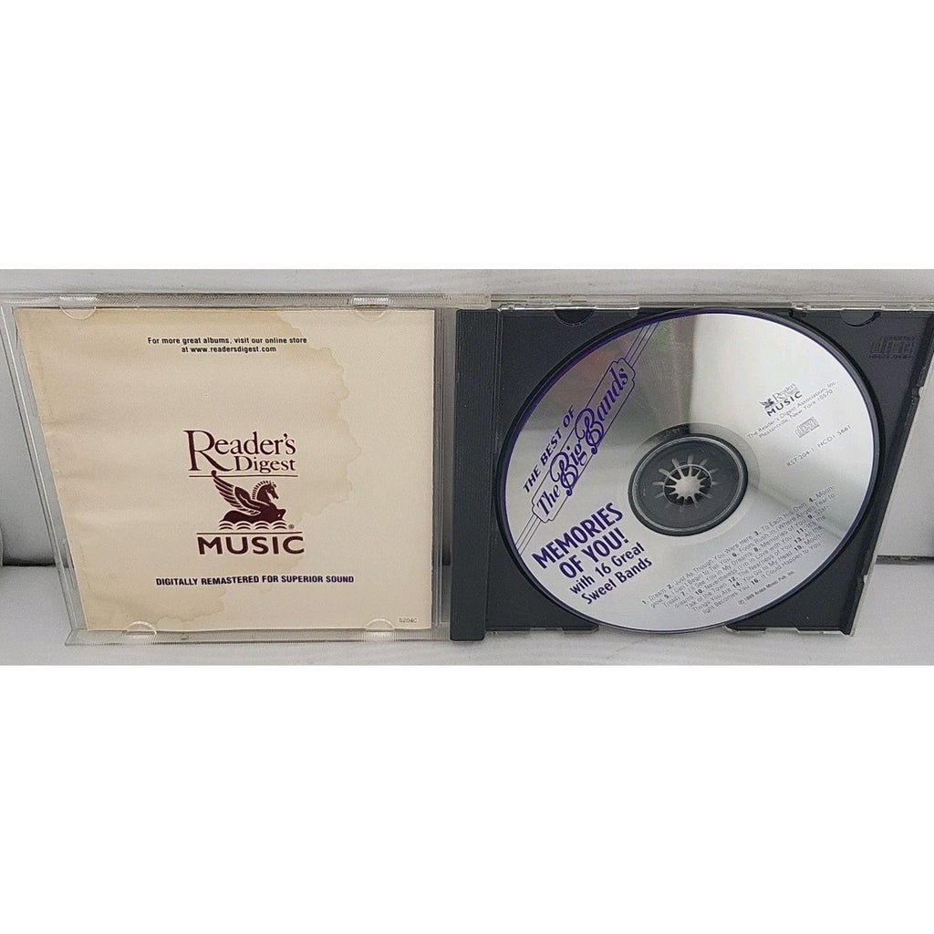The Best Of The Big Bands Memory Of You With 16 Great Sweet Bands - CD