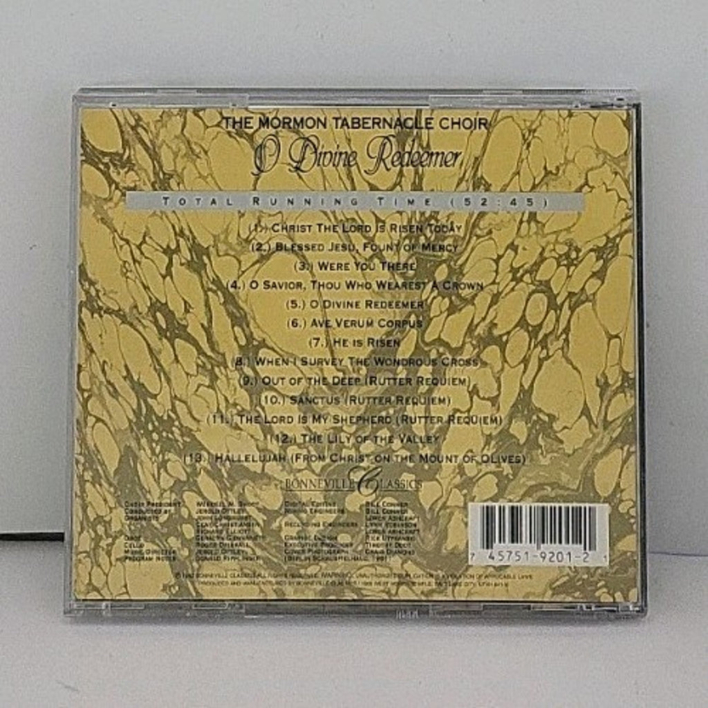 The Mormon Tabernacle Choir: O Divine Redeemer (CD, Feb-1999)