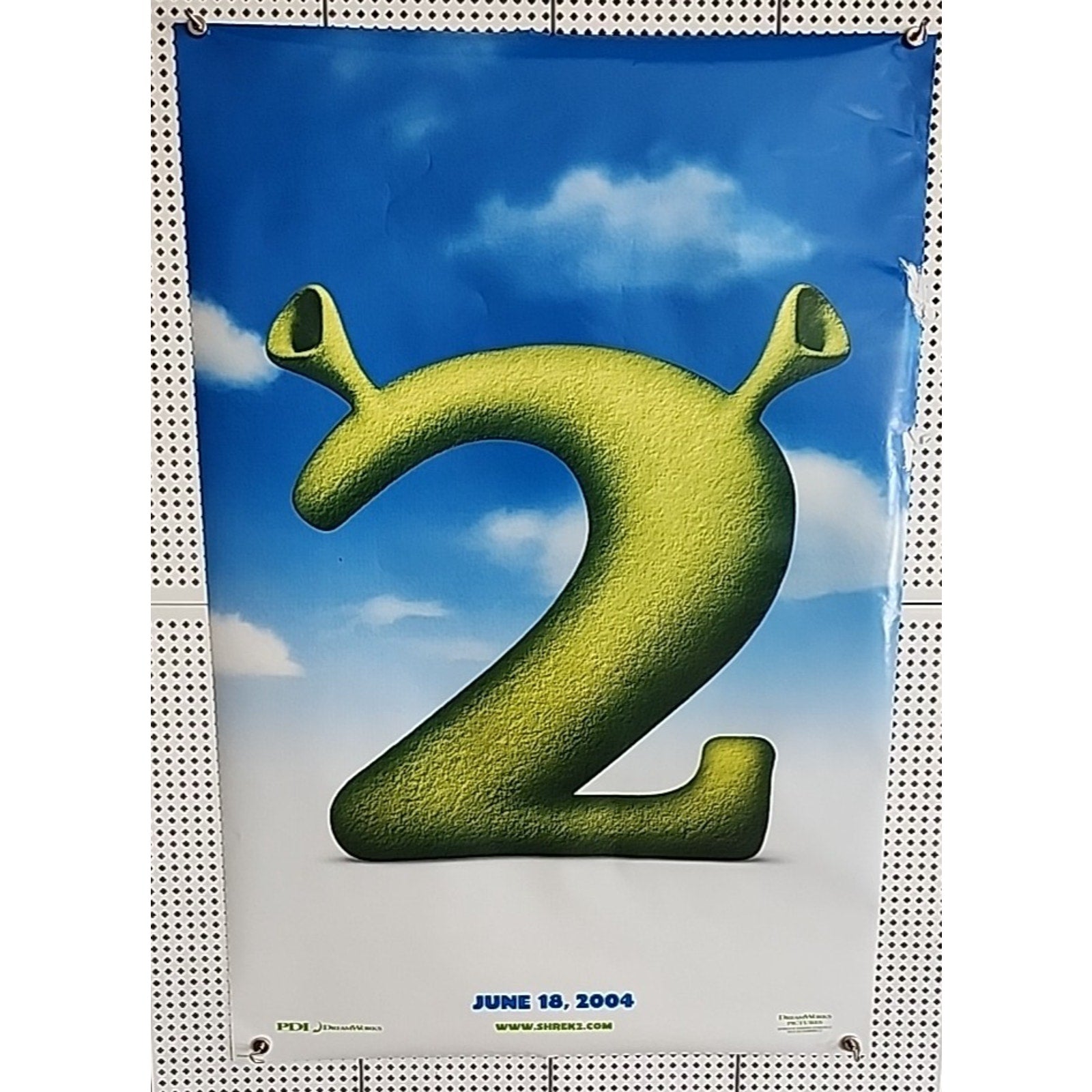 Shrek 2 DreamWorks 2004 Advance 2-Sided 27x40 Studio Issued Movie Poster