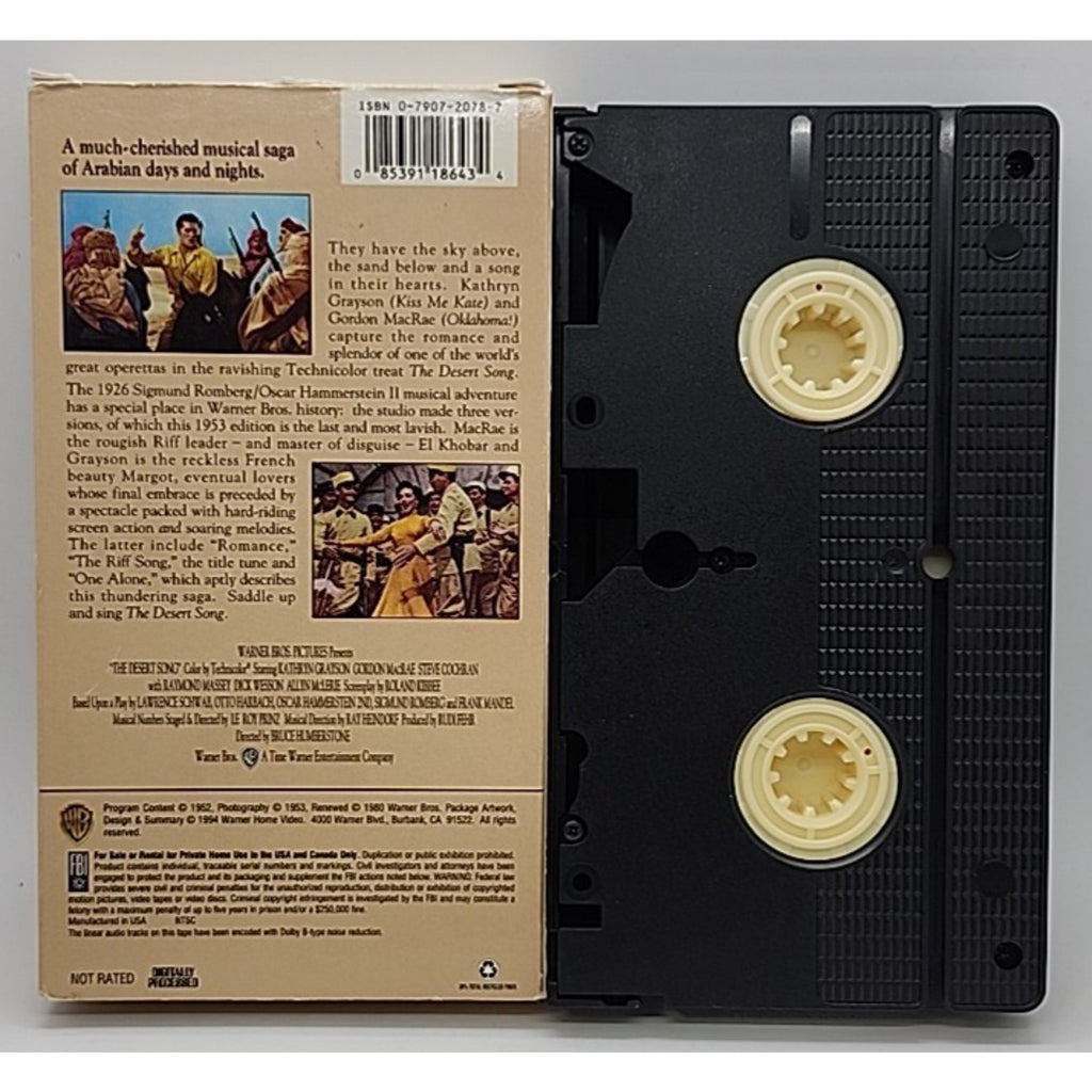 Desert Song (1953) (VHS, 1953)