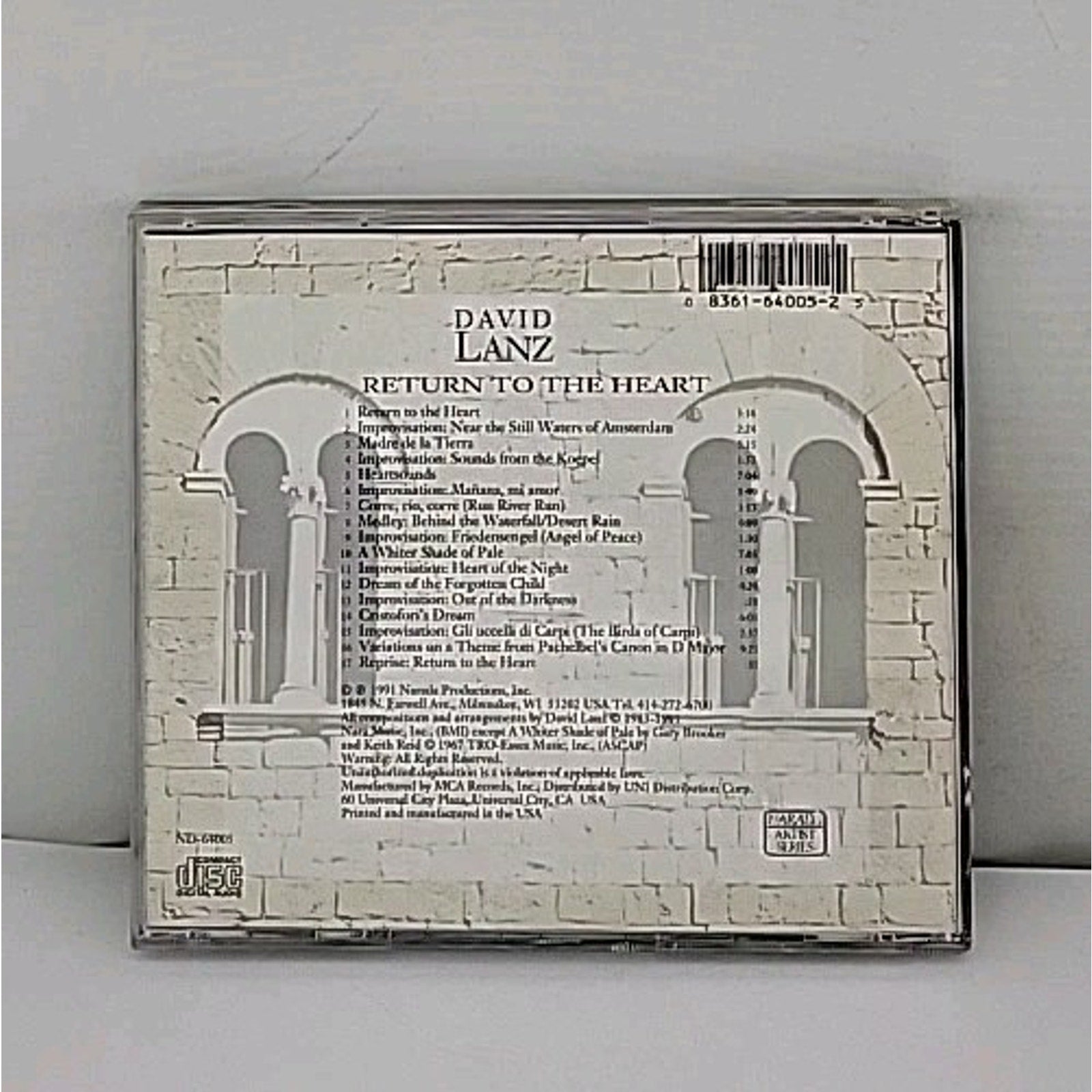 Return to the Heart by David Lanz (CD, 1991)