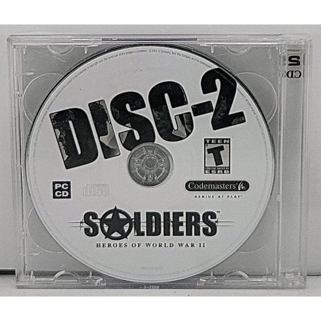 Soldiers Heroes Of World War II PC CD-ROM Software Video Game *Discs Only*