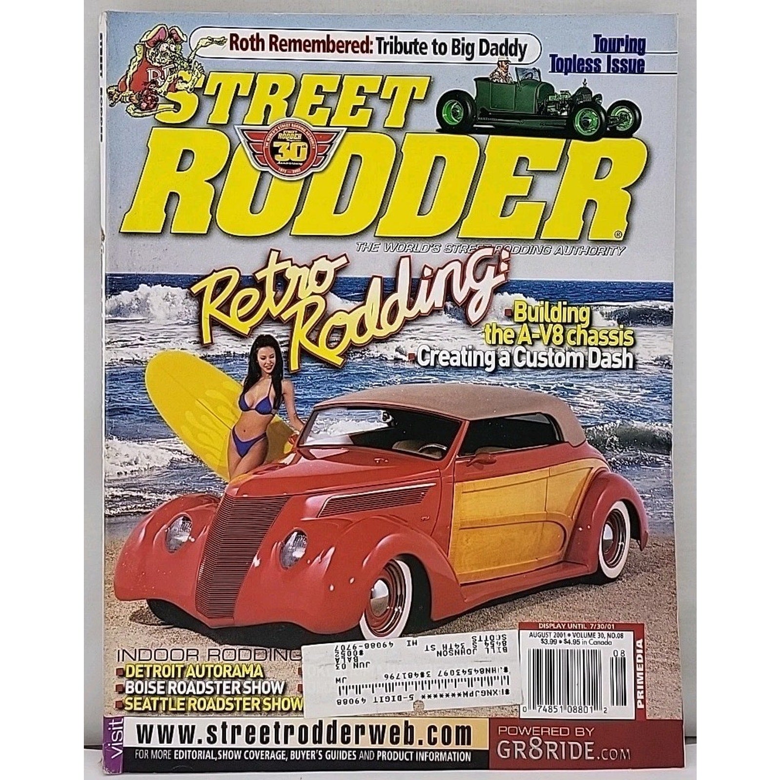 Street Rodder Magazine - August 2001 - Vol. 30 No. 8