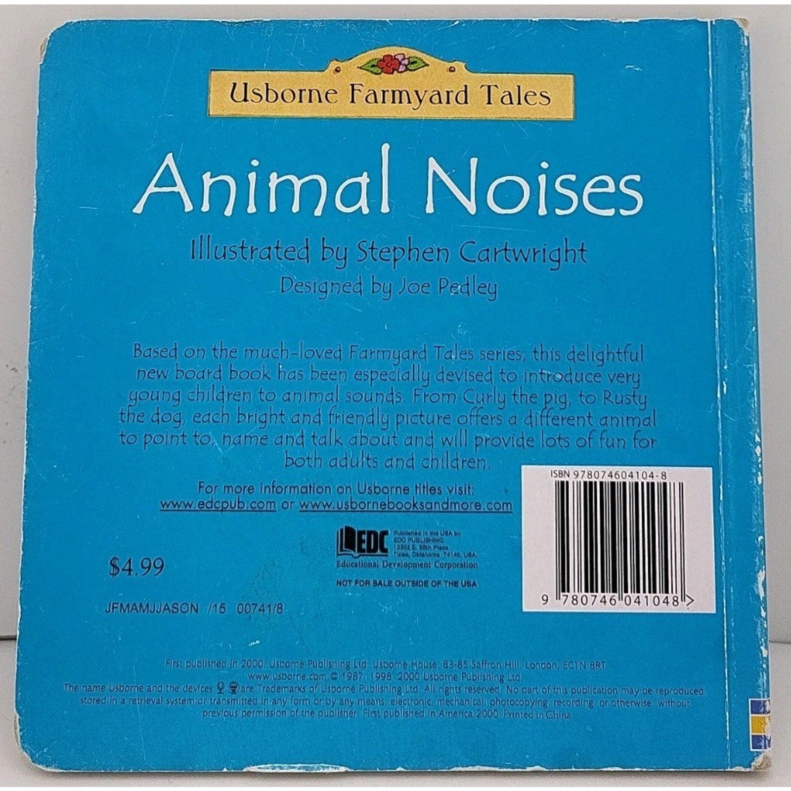 Animal Noises by Stephen Cartwright (2004, Children's Board Books)
