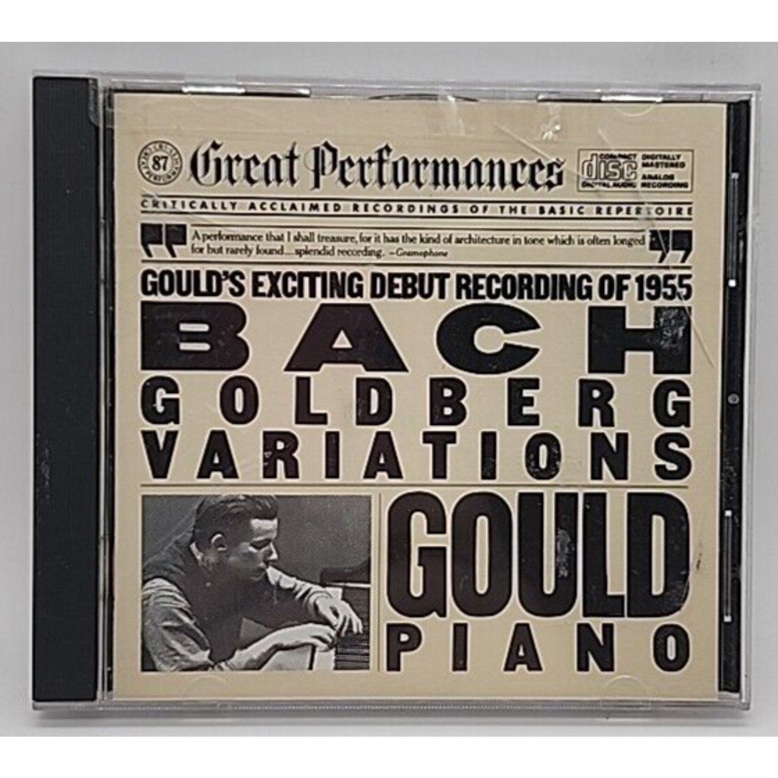 Goldberg Variations by J.S. Bach (CD, 1990)