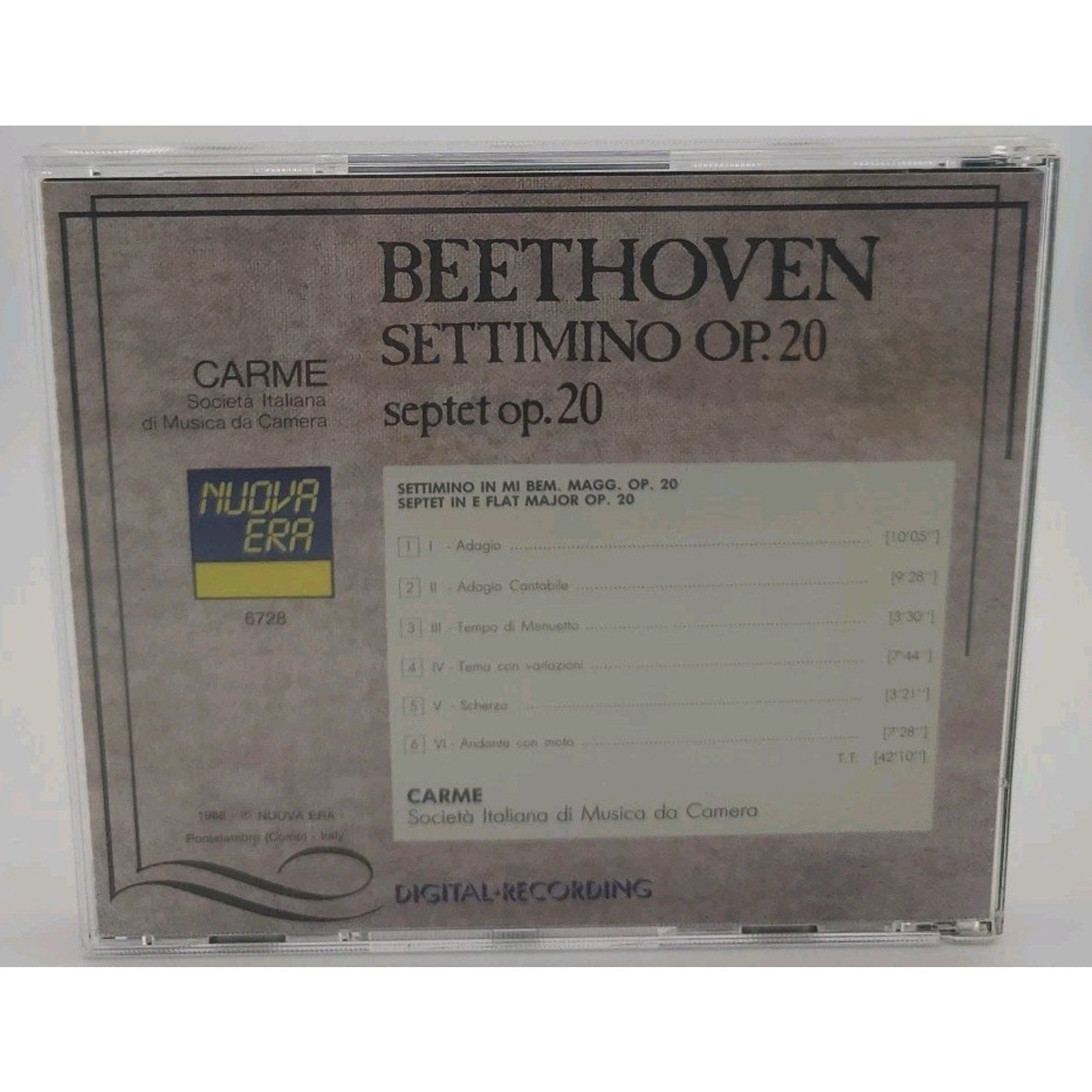 Beethoven Settimino OP.20 (CD)