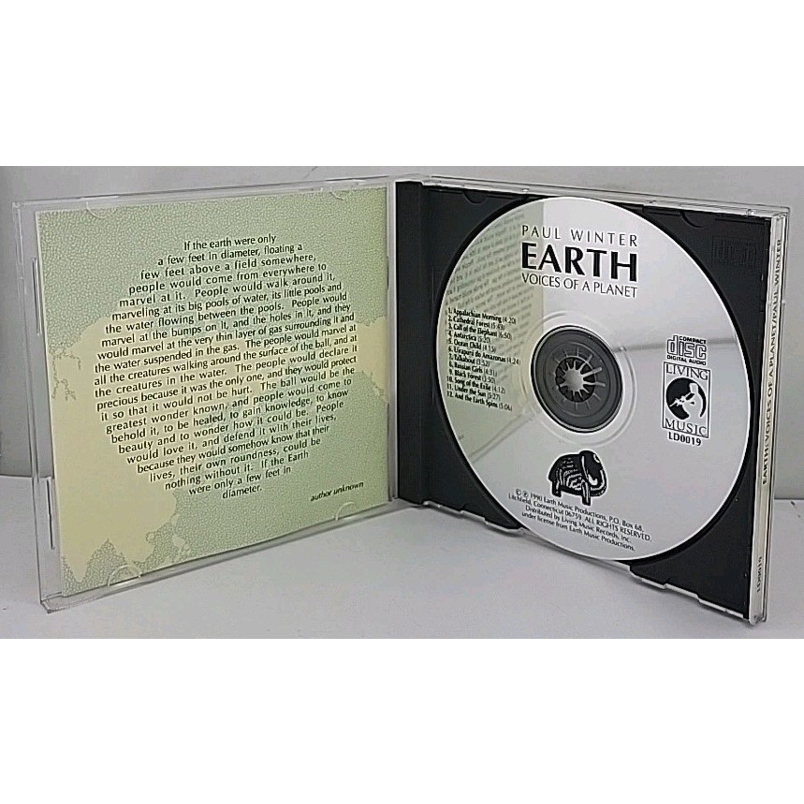 Earth-Voices of a Planet by Paul Winter (CD, 1991)