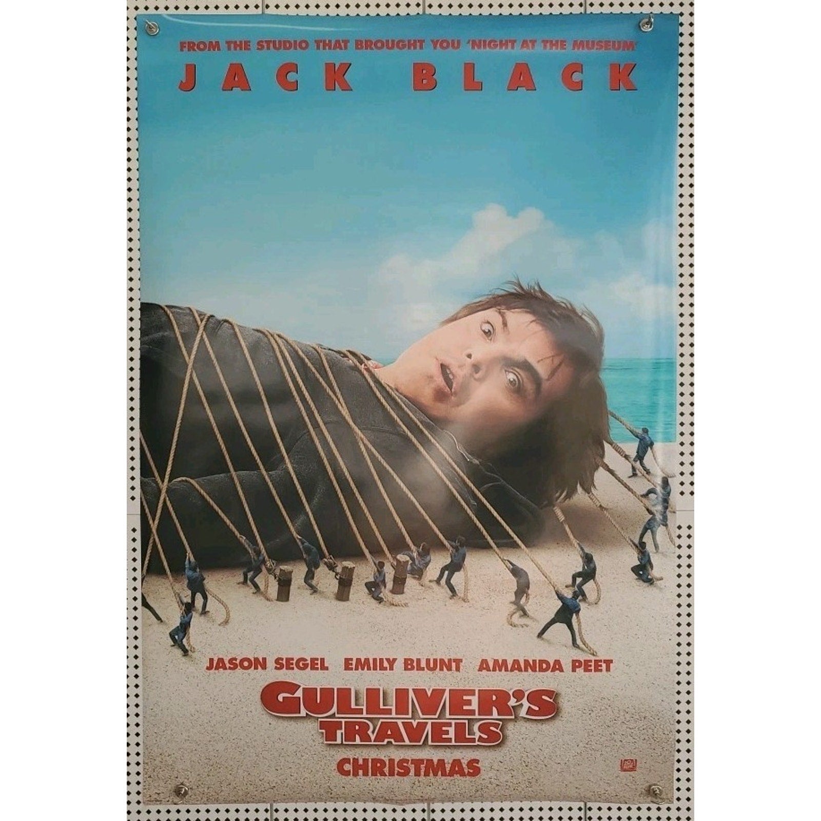 Gulliver's Travels Christmas Movie Poster 2010 27x40