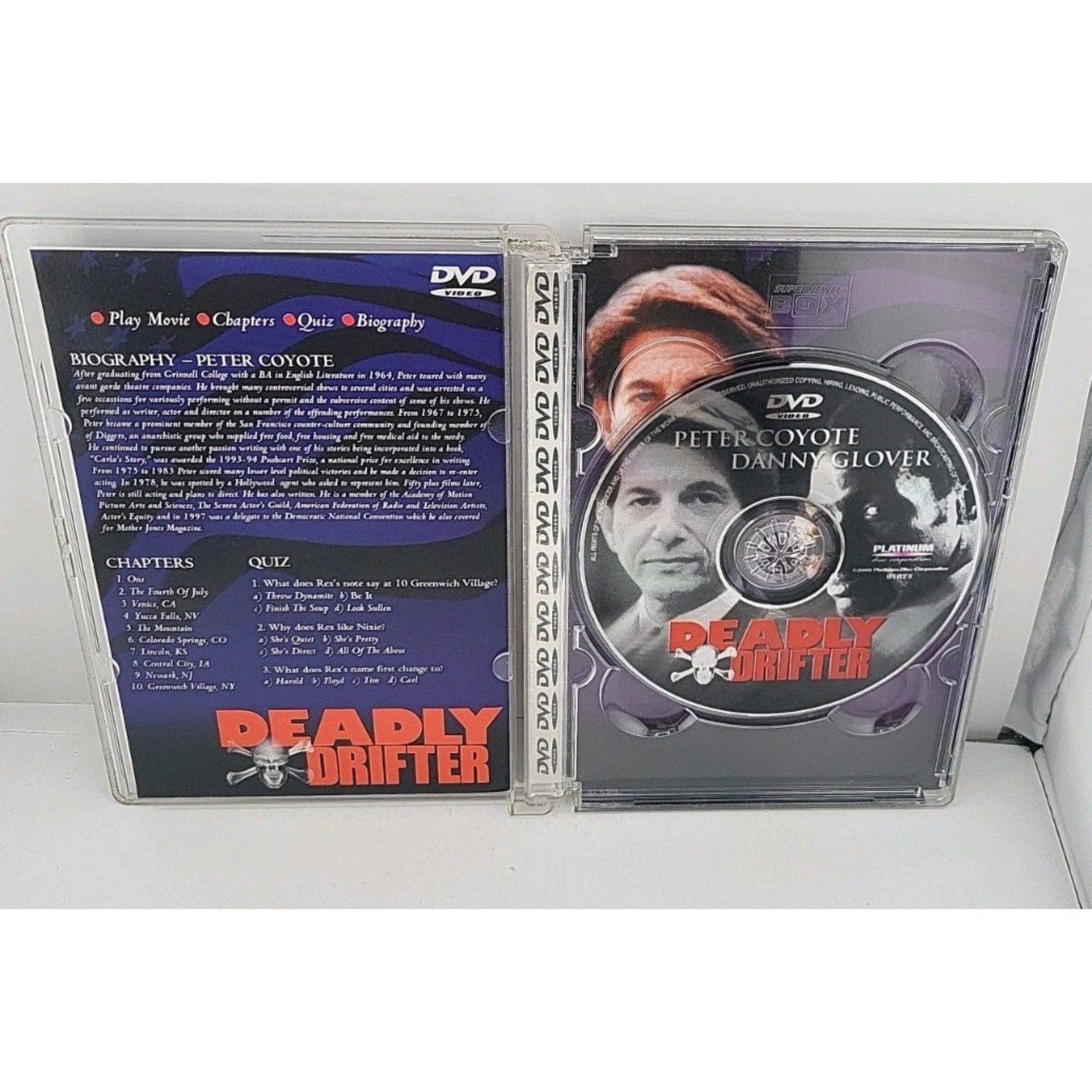 Deadly Drifter (DVD, 2000)