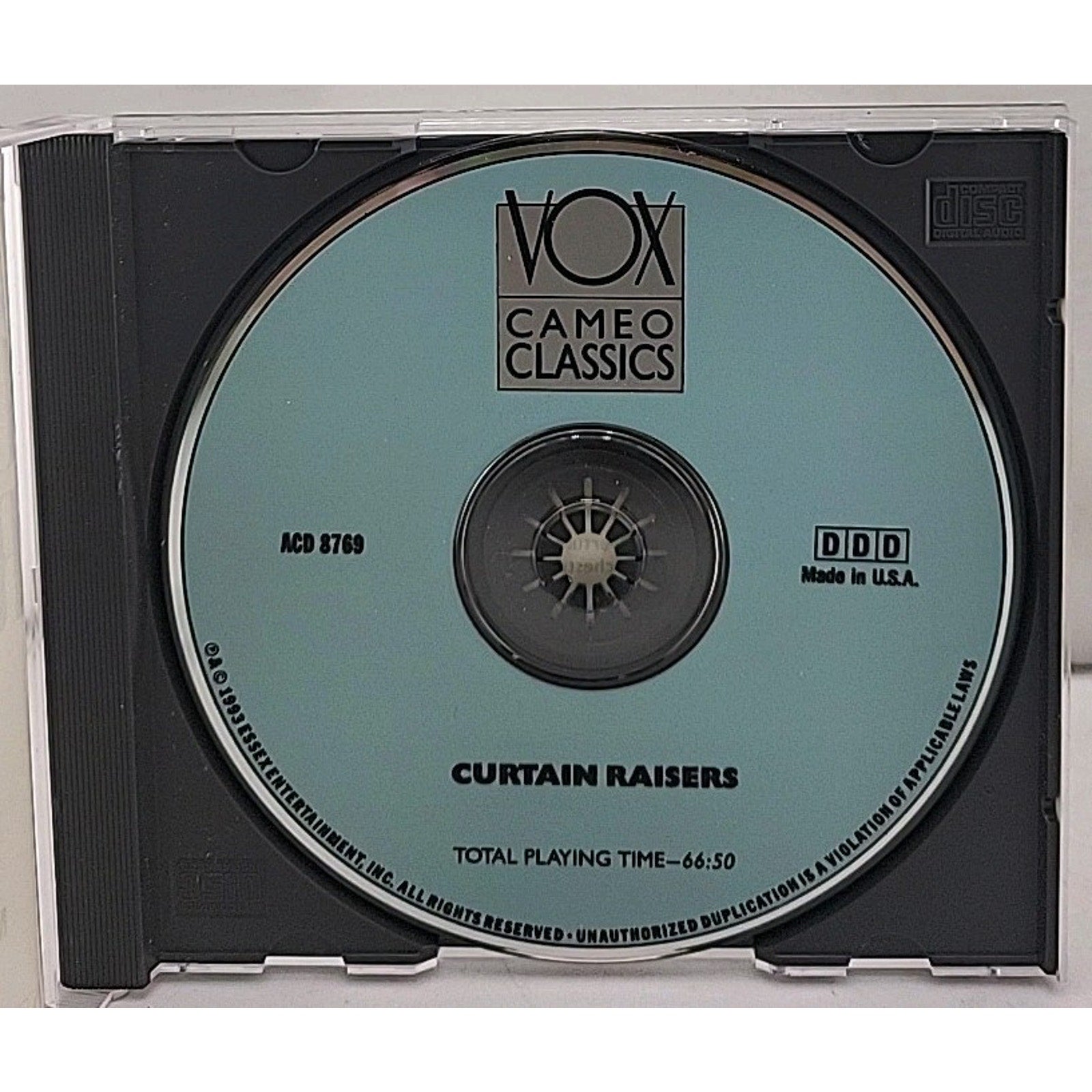 Curtain Raisers CD