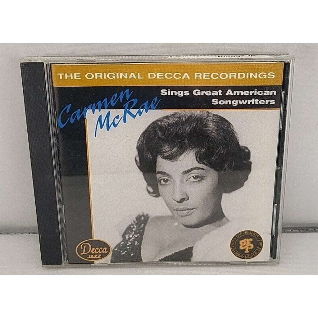 Sings Great American Songwrite by Carmen McRae (CD, 1993)