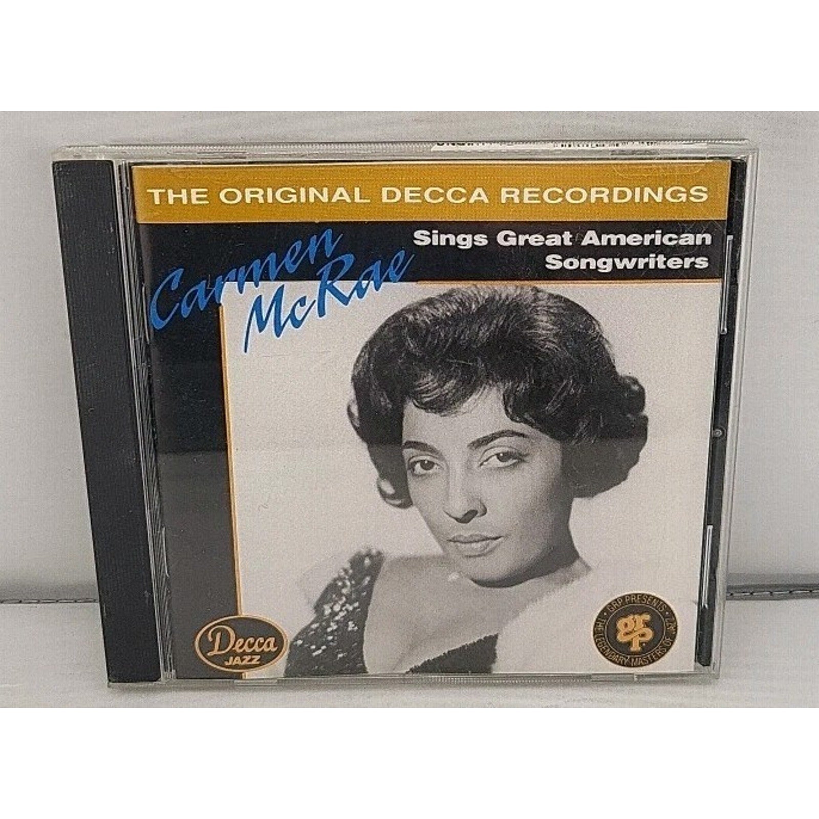 Sings Great American Songwrite by Carmen McRae (CD, 1993)