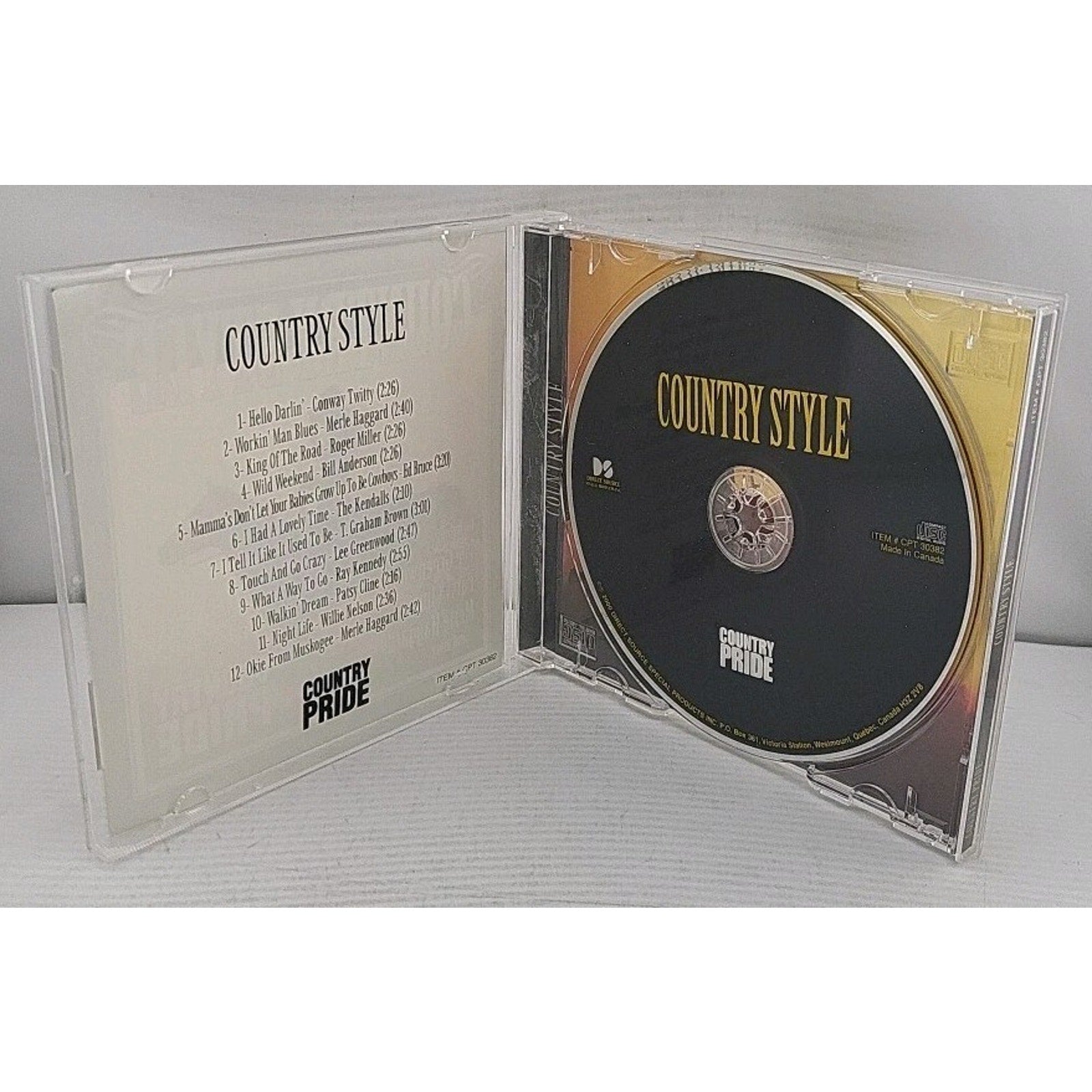 Country Pride Country Style by Various Artists 2000 Music CD