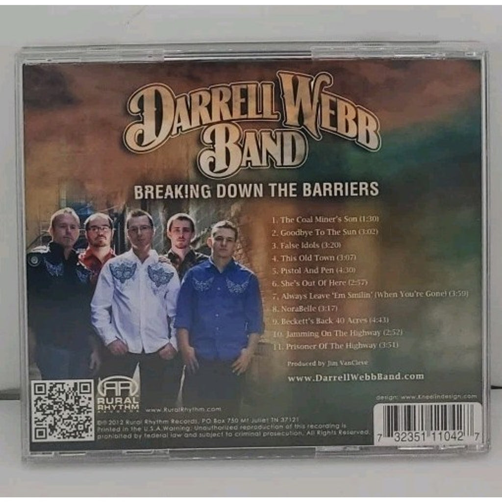 Breaking Down the Barriers by Darrell Webb Band (CD, 2012)