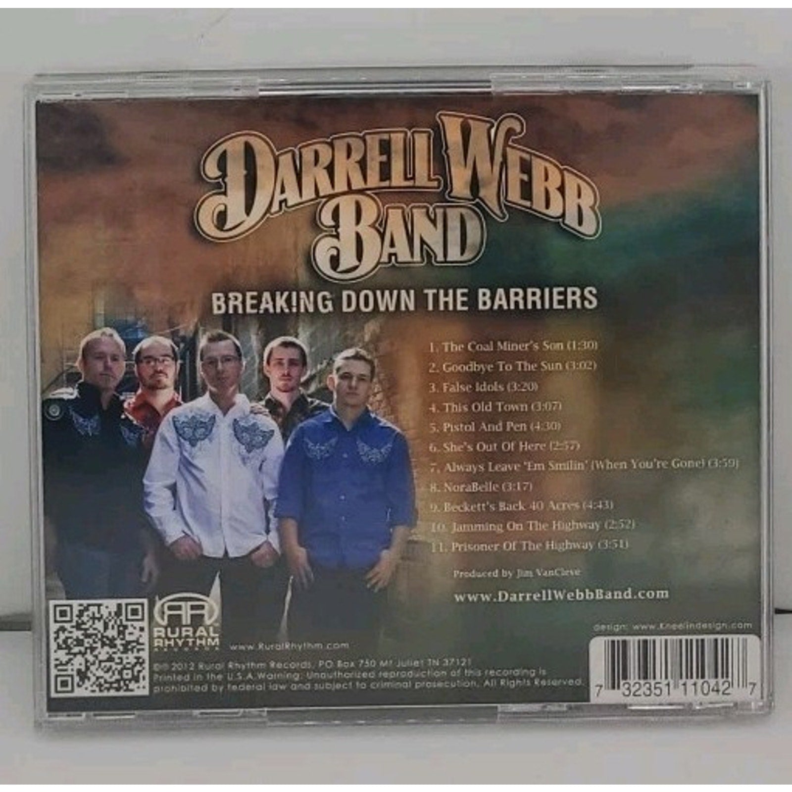 Breaking Down the Barriers by Darrell Webb Band (CD, 2012)