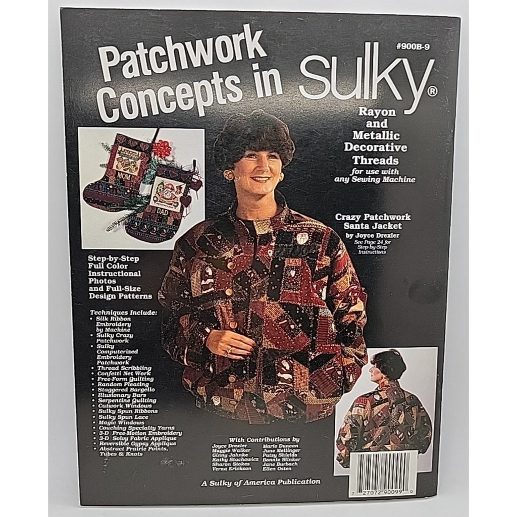 Patchwork Concepts In Rayon And Metallic Threads Sulky #900B-9 Paperback 1995