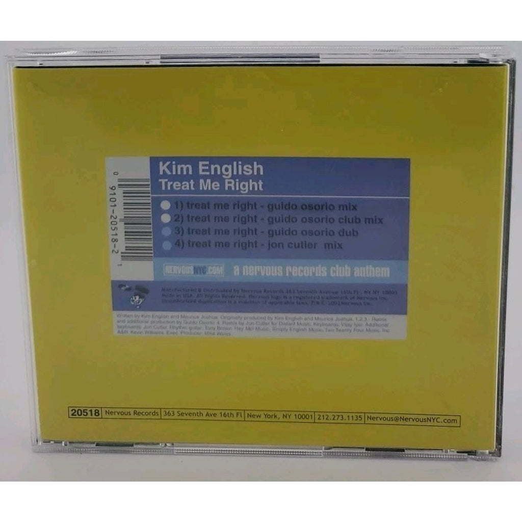 Treat Me Right [Single] by Kim English (CD, Aug-2002, Nervous (USA))