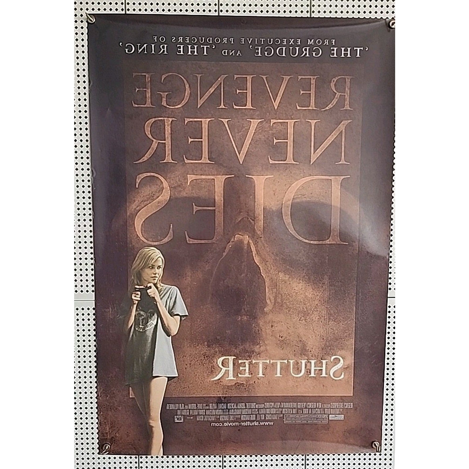 2008 Horror Movie Poster One Sheet ~ Shutter ~ DS ~ 27x40