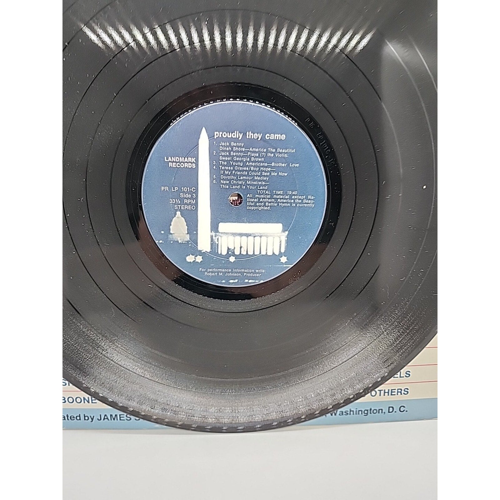 Proudly They Came to Honor America 2 Vinyl Record LP