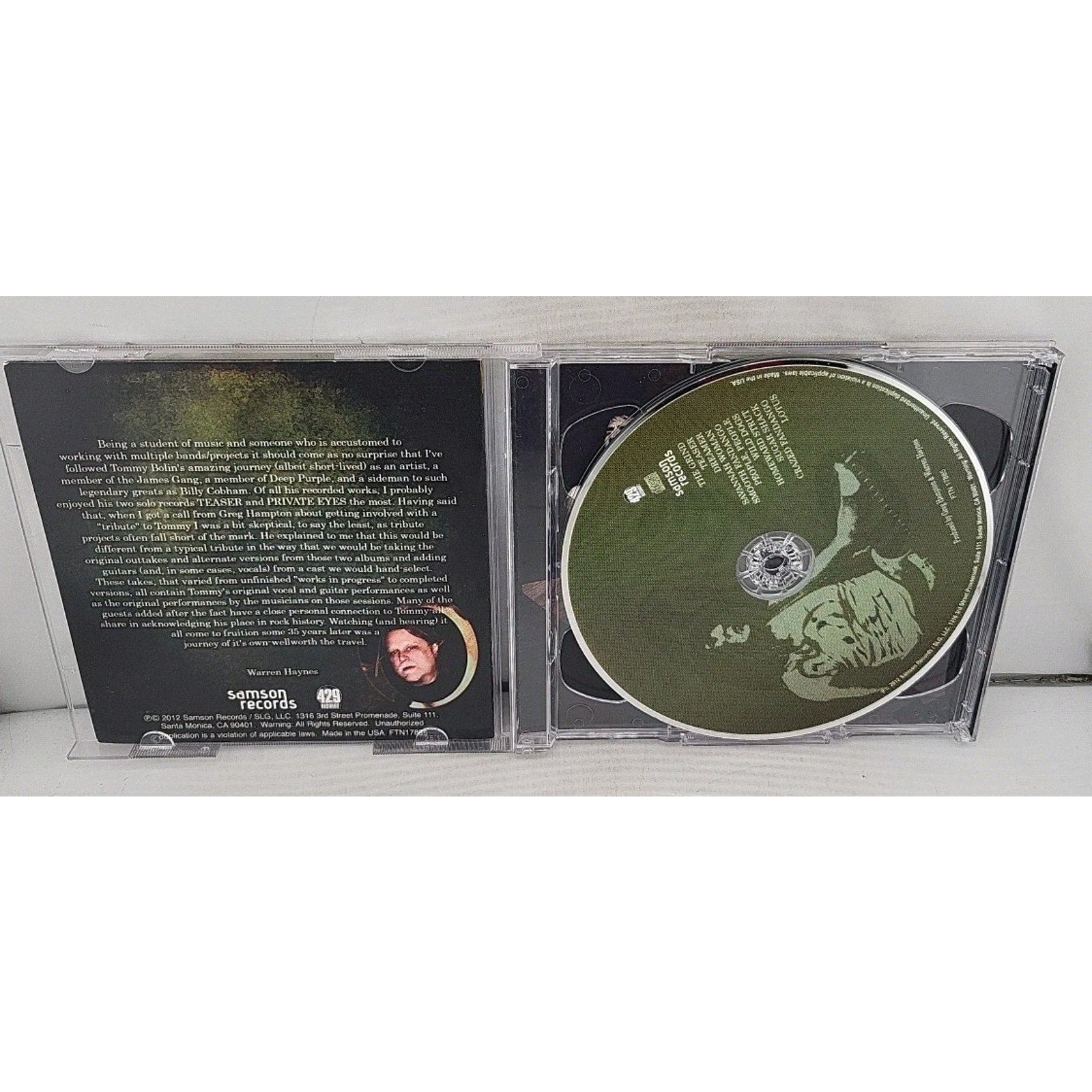 Great Gypsy Soul [Deluxe Edition] by Tommy Bolin (CD, May-2012, 2 Discs, 429...