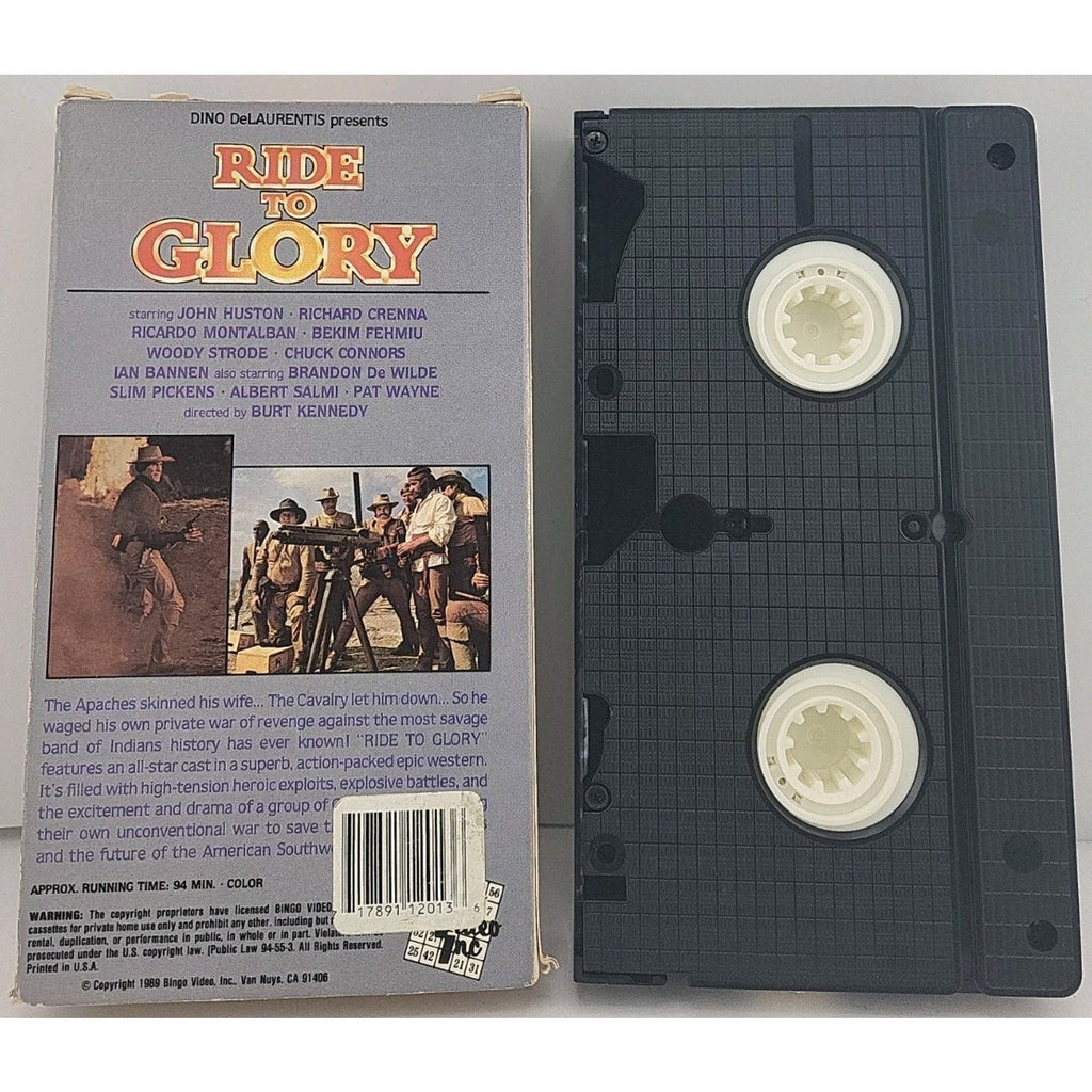 Ride To Glory (VHS, 1989) John Huston