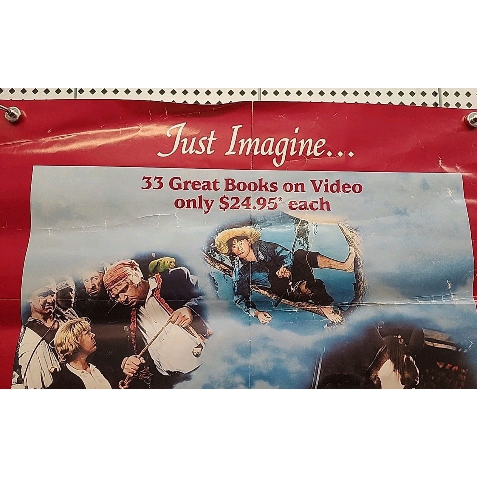 Just Imagine... Have you Read a Good Book Poster 1987 22x34