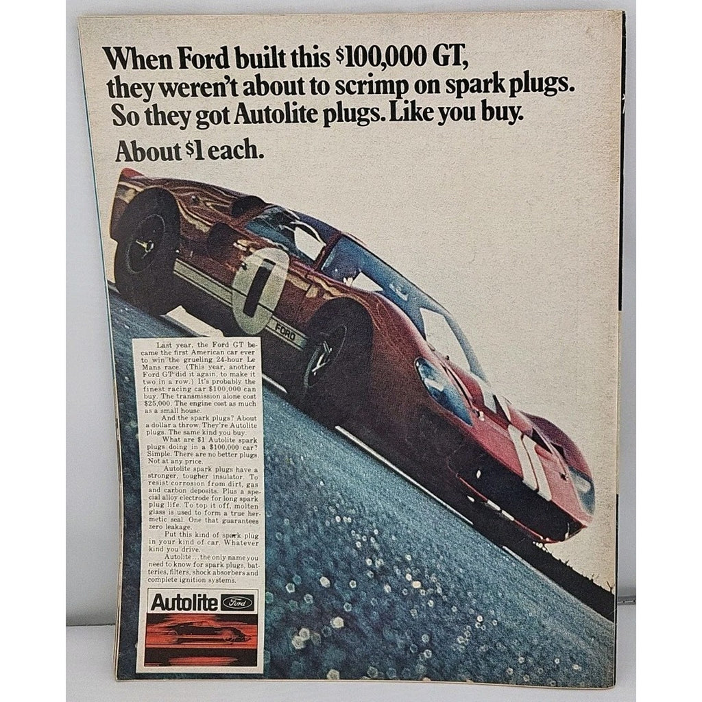 Sports Car Graphic Magazine October 1967