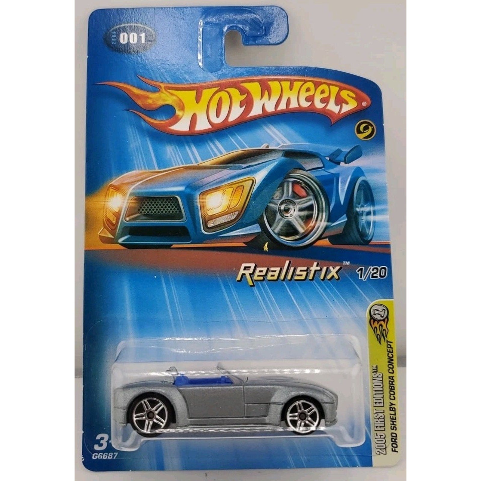 Hot Wheels Ford Shelby Cobra Concept 2005 First Editions 1:64 Die-Cast Car 2004