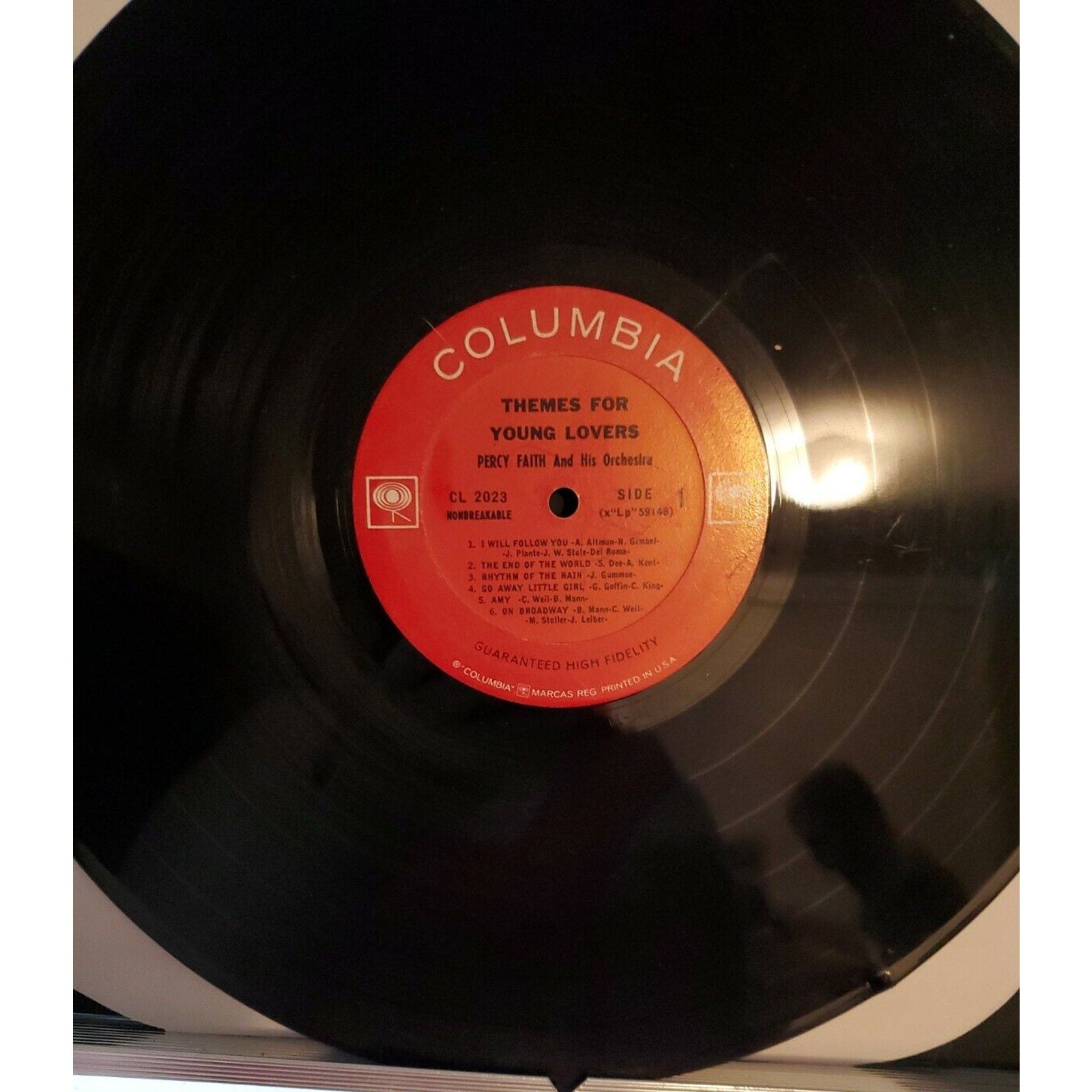 Themes For Young Lovers Percy Faith And His Orchestra LP Record