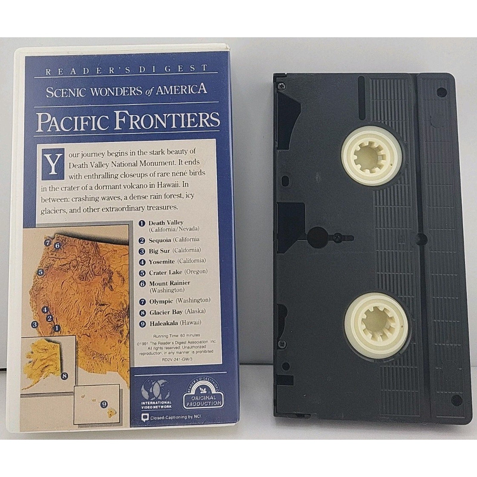 Scenic Wonders of America - Pacific Frontiers (VHS, 1991)