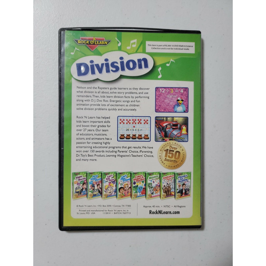 Rock N Learn - Division (DVD)