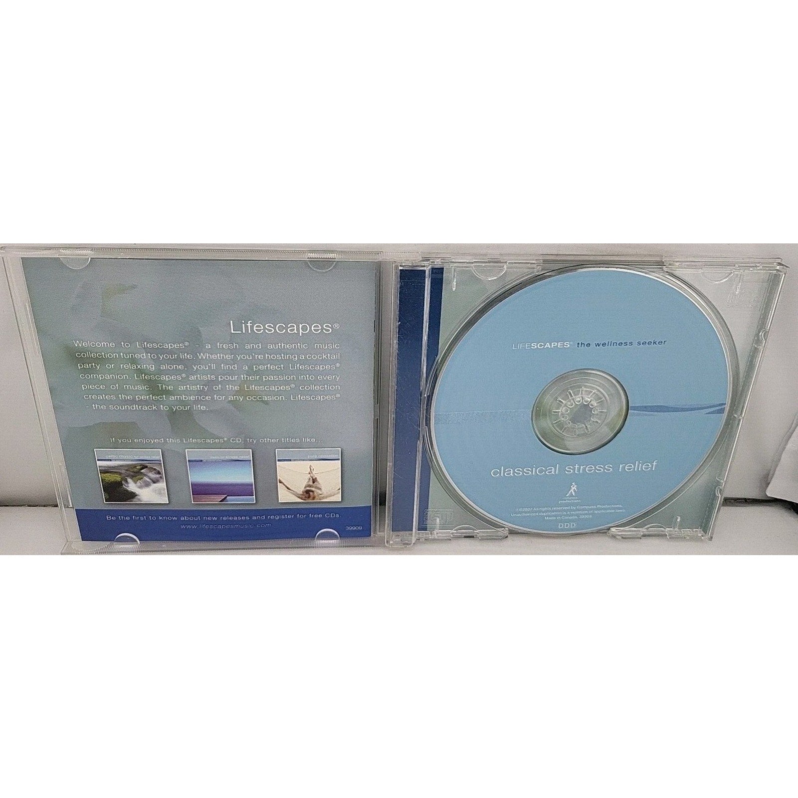 Classical Stress Relief by Wayne Jones (CD, 2007, Lifescapes Music)