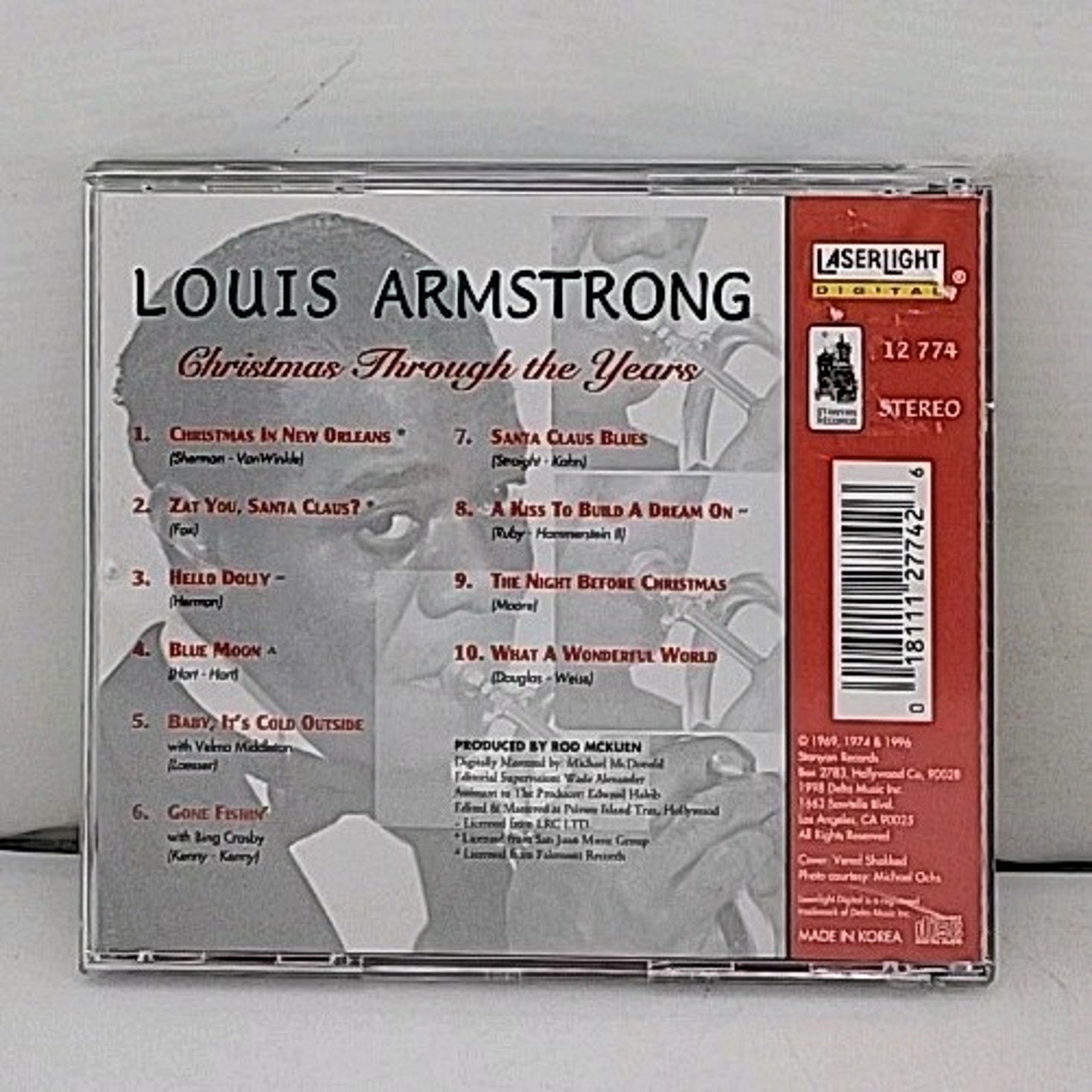 Christmas Through the Years by Louis Armstrong (CD, 1996)