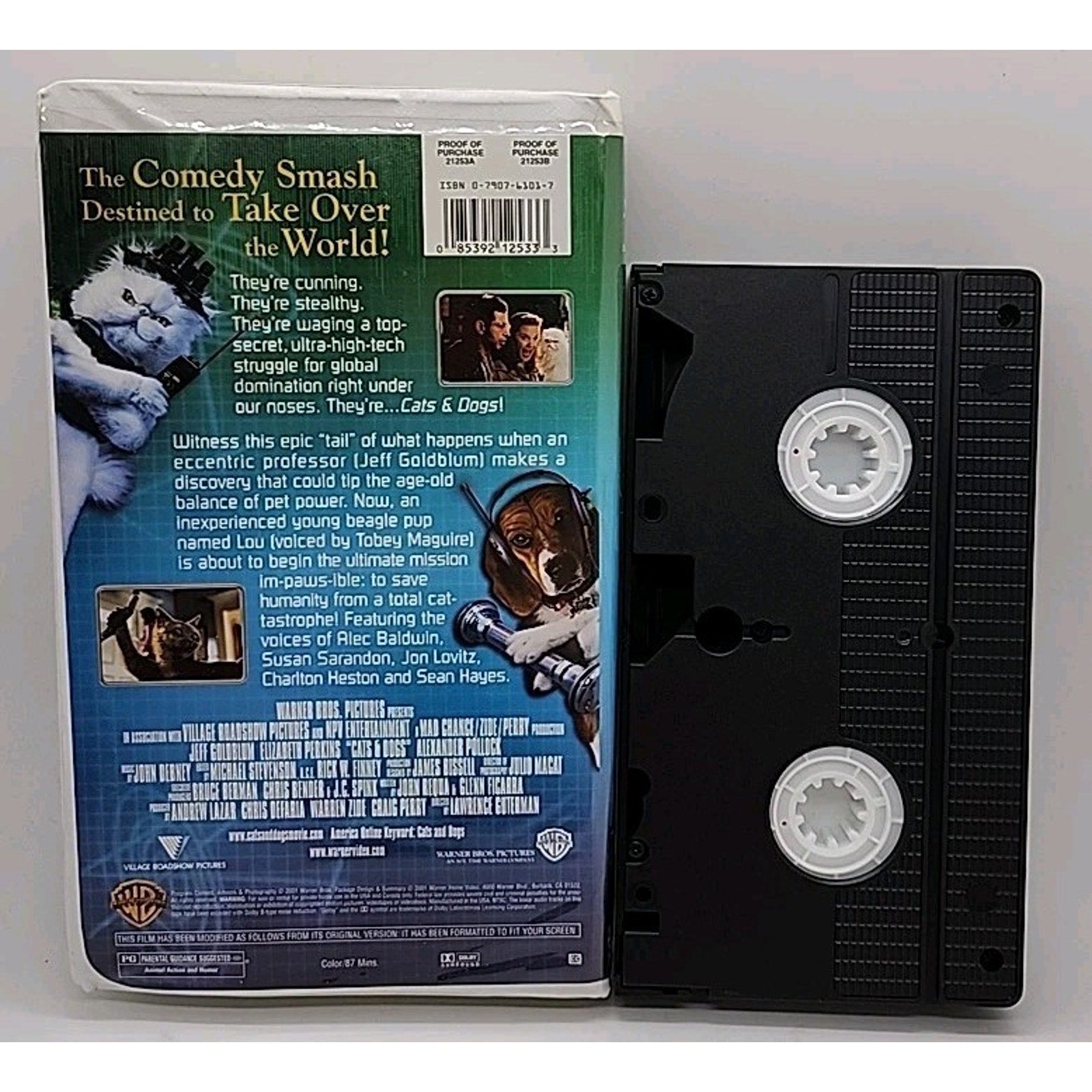 Cats Dogs (VHS, 2001, Clamshell)