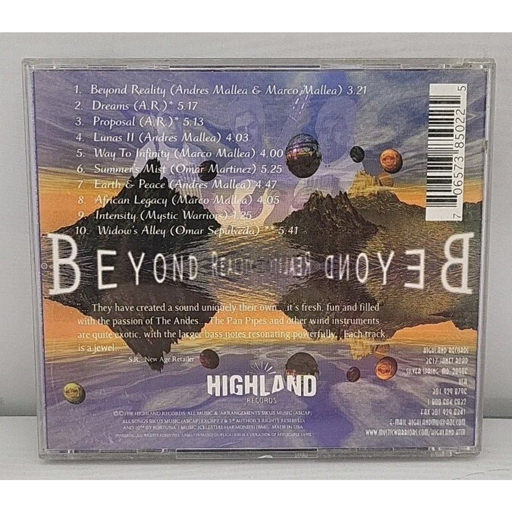 Beyond Reality By Mystic Warriors CD