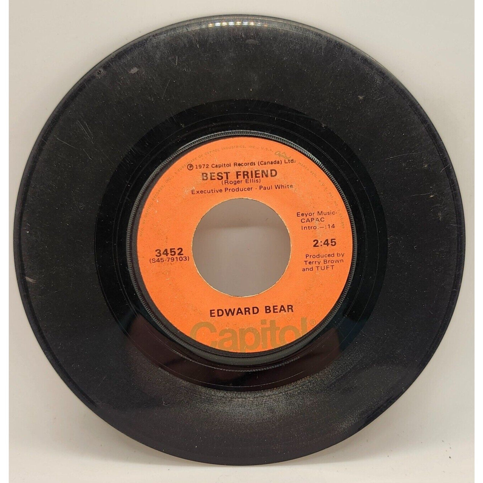 Last Song by Larry Evoy / Last Song by Roger Ellis (Record) - 3452