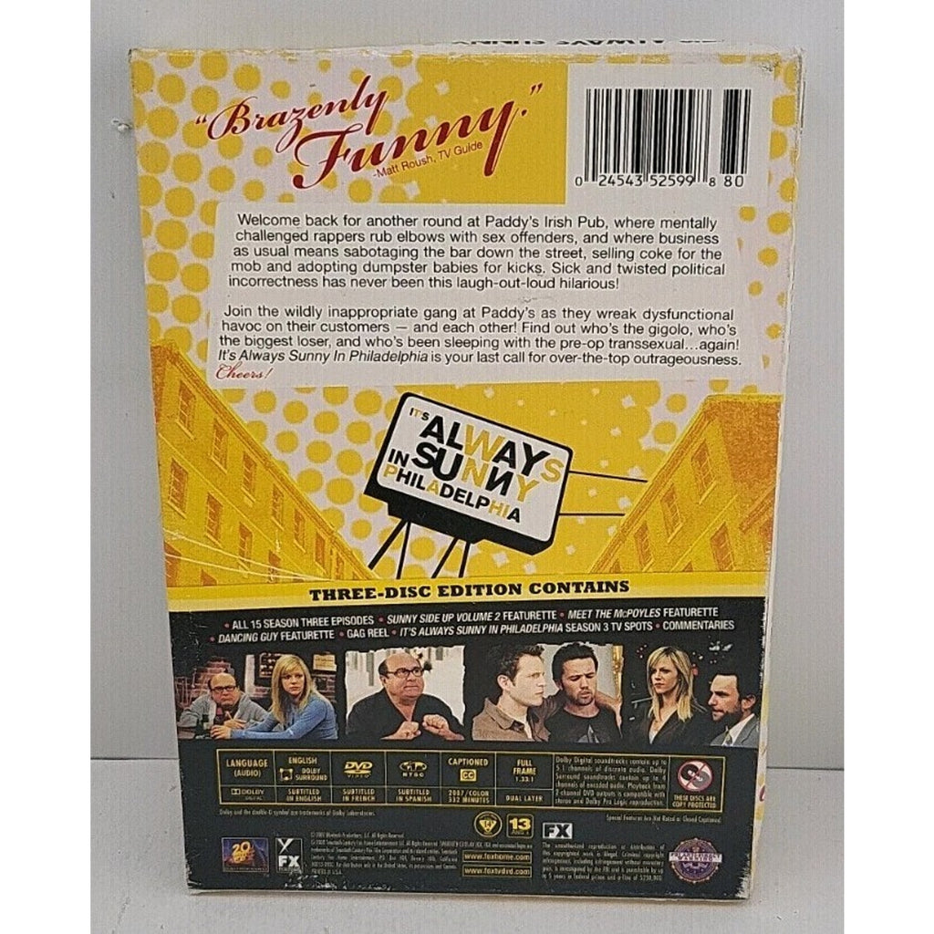 It's Always Sunny in Philadelphia: Season 03 (DVD, 2007)