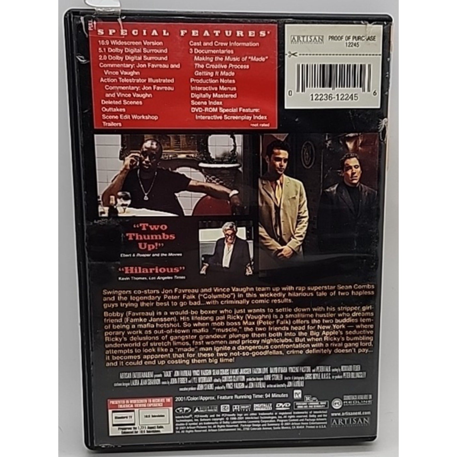 Made (2001) (DVD, 2001)