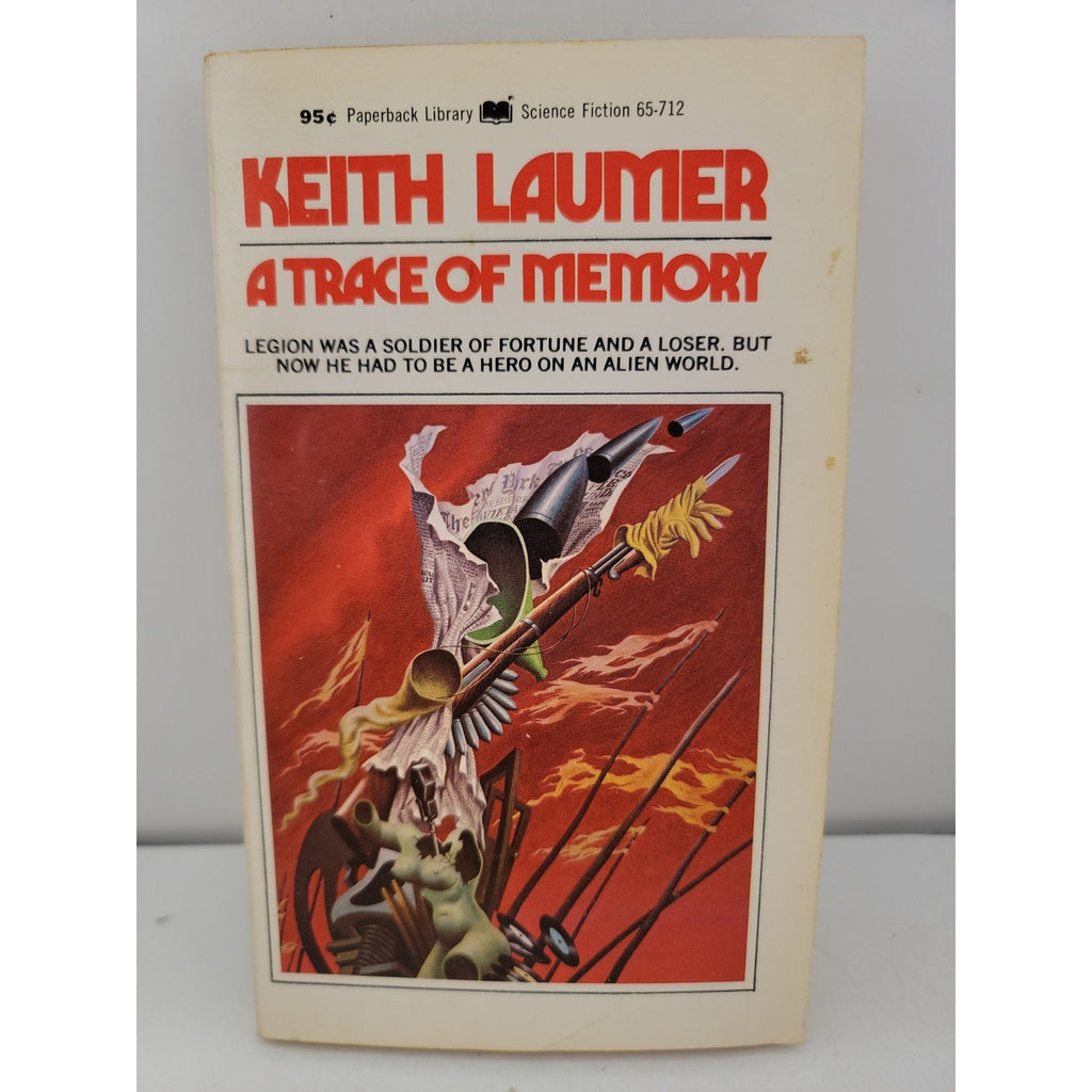 A Trace Of Memory by Keith Laumer 1972 1st Paperback Library (Science fiction