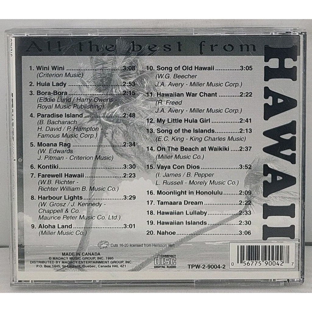 All the Best from Hawaii [#1] by Various Artists (CD, Feb-1996, 2 Discs, Madacy)