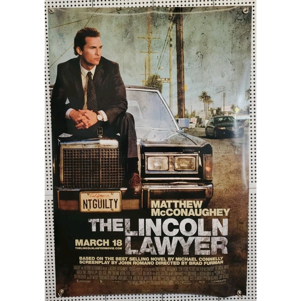 The Lincoln Lawyer Original 27x40 D/S Movie Poster