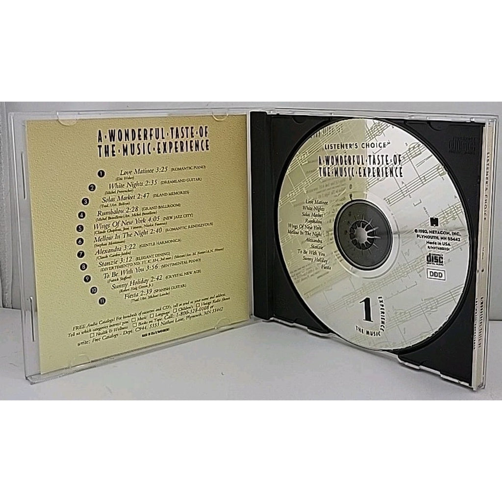 A Wonderful Taste of the Music Experience (CD, 1993, Metacom, Listener's Choice)