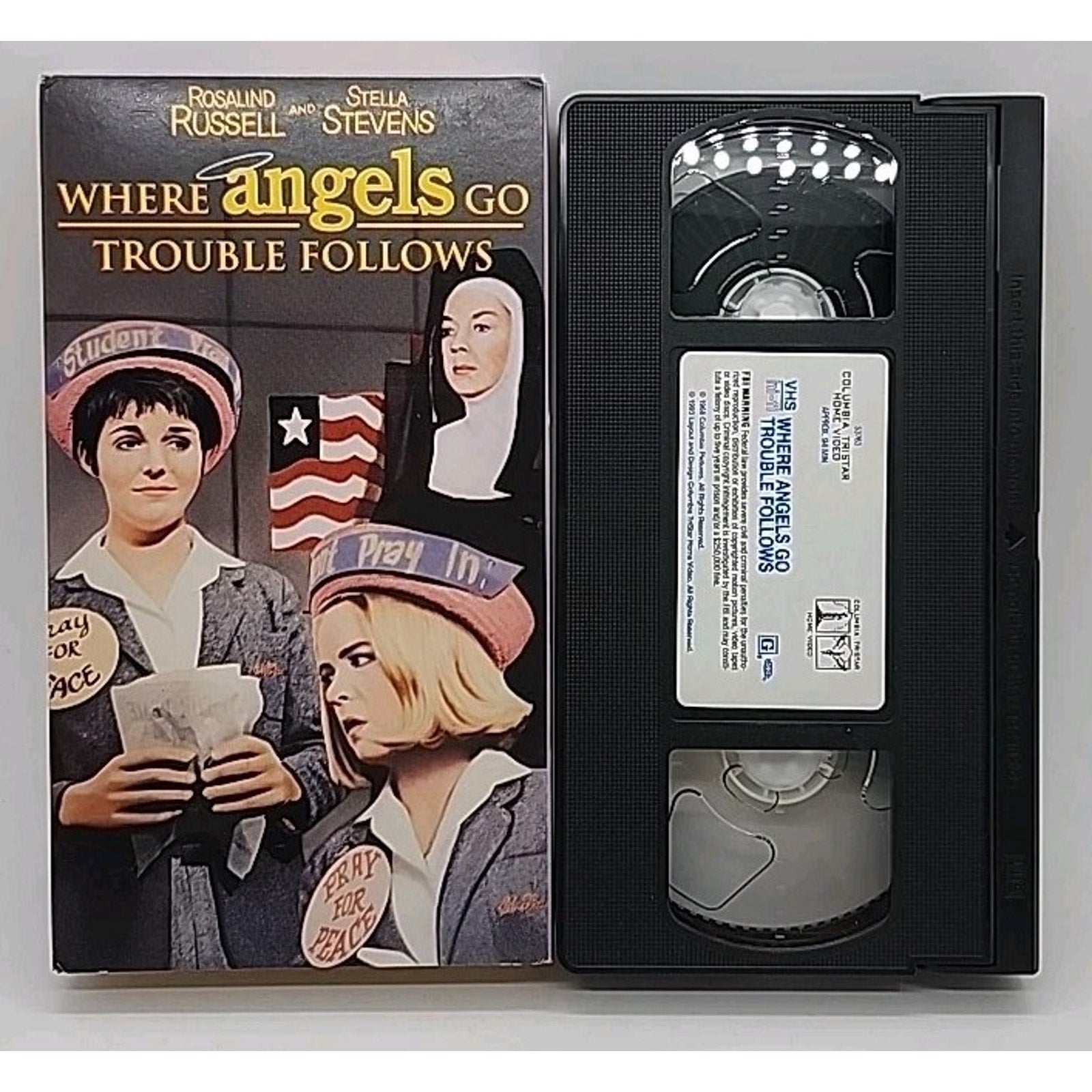 Where Angels Go, Trouble Follows (VHS, 1993, Closed Captioned)