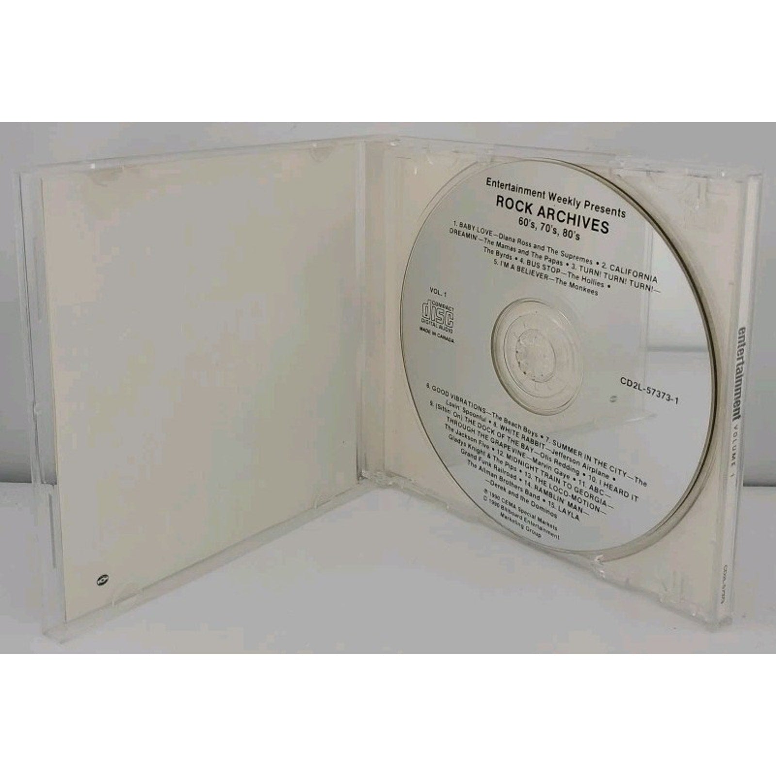 Entertainment presents Rock Archives Volume 1 (CD, 1990) Various