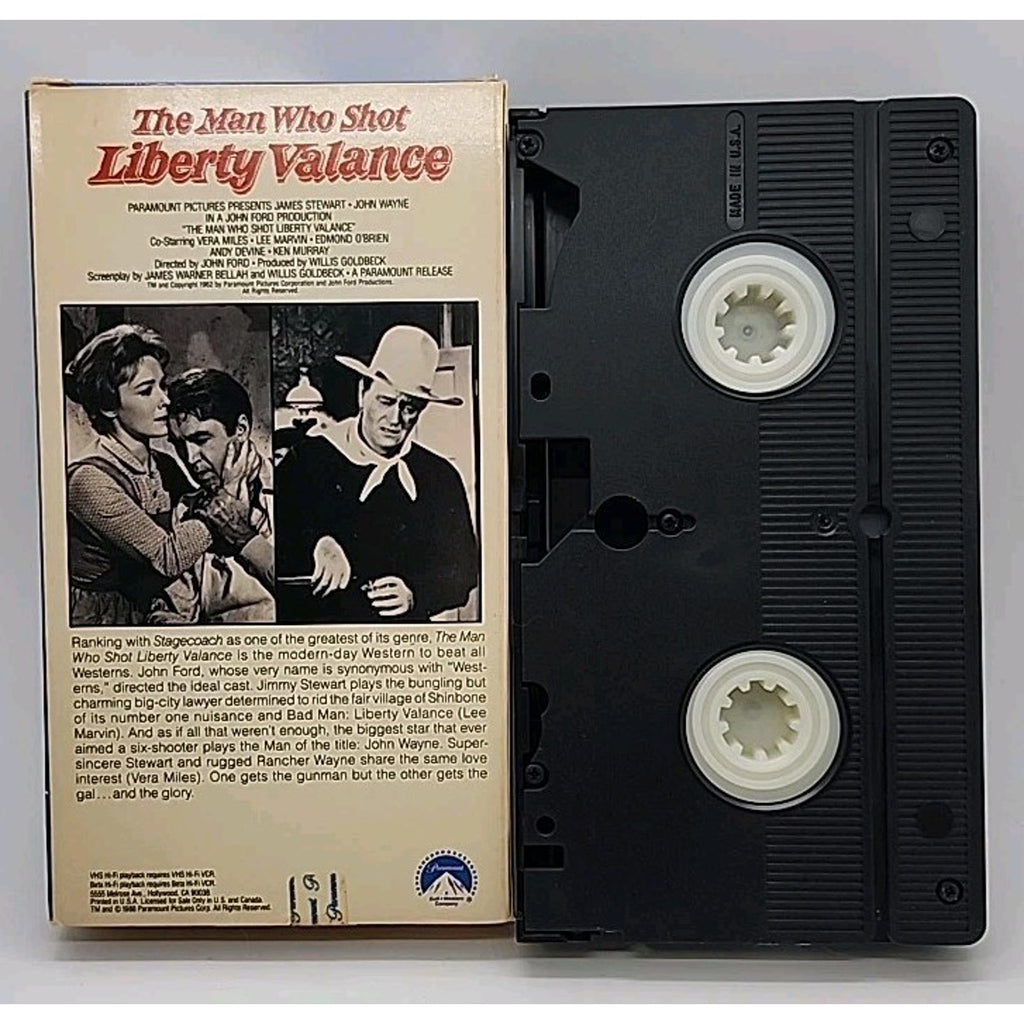 The Man Who Shot Liberty Valance (VHS,1962)