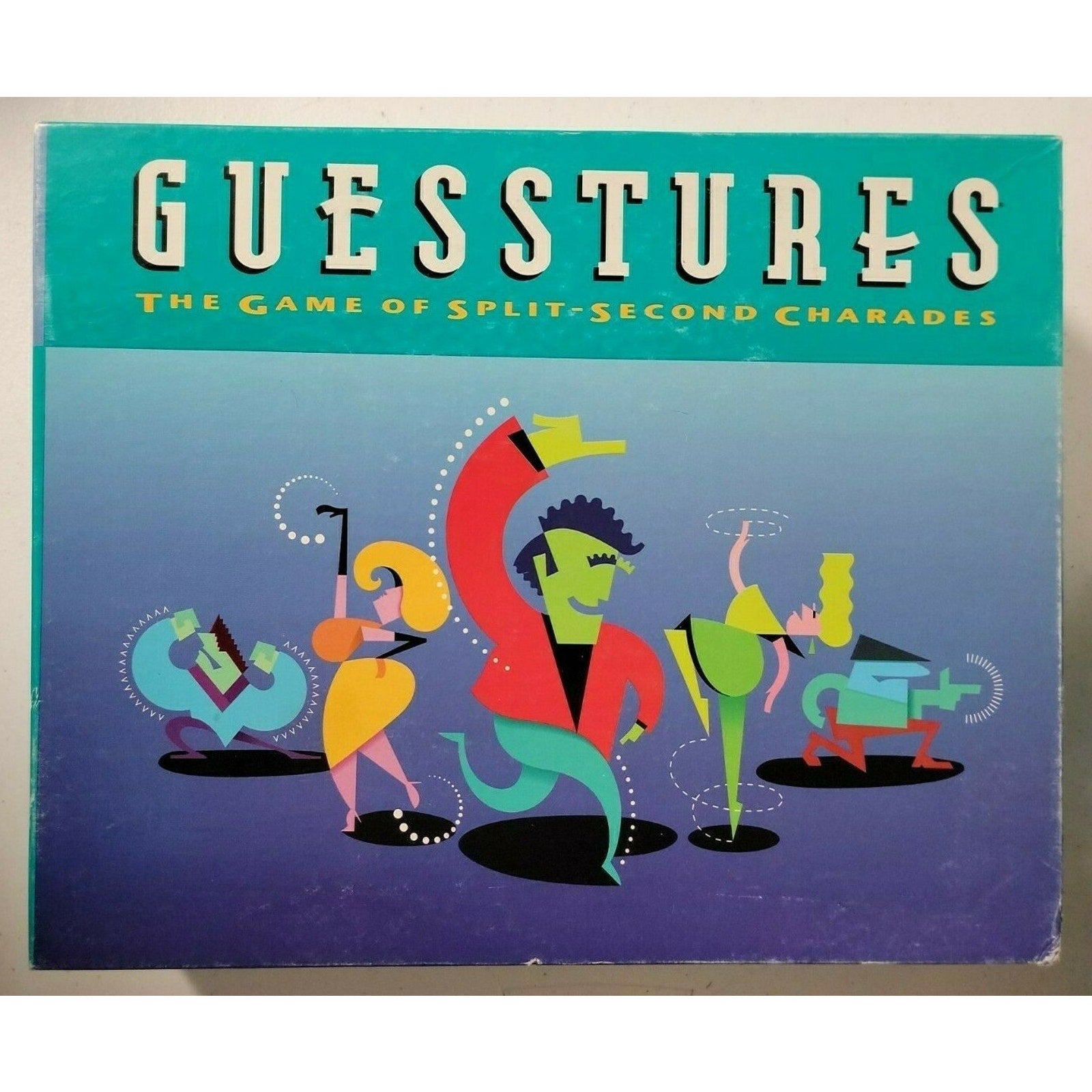 Hasbro Guesstures The Game of Split Second Charades *Complete*