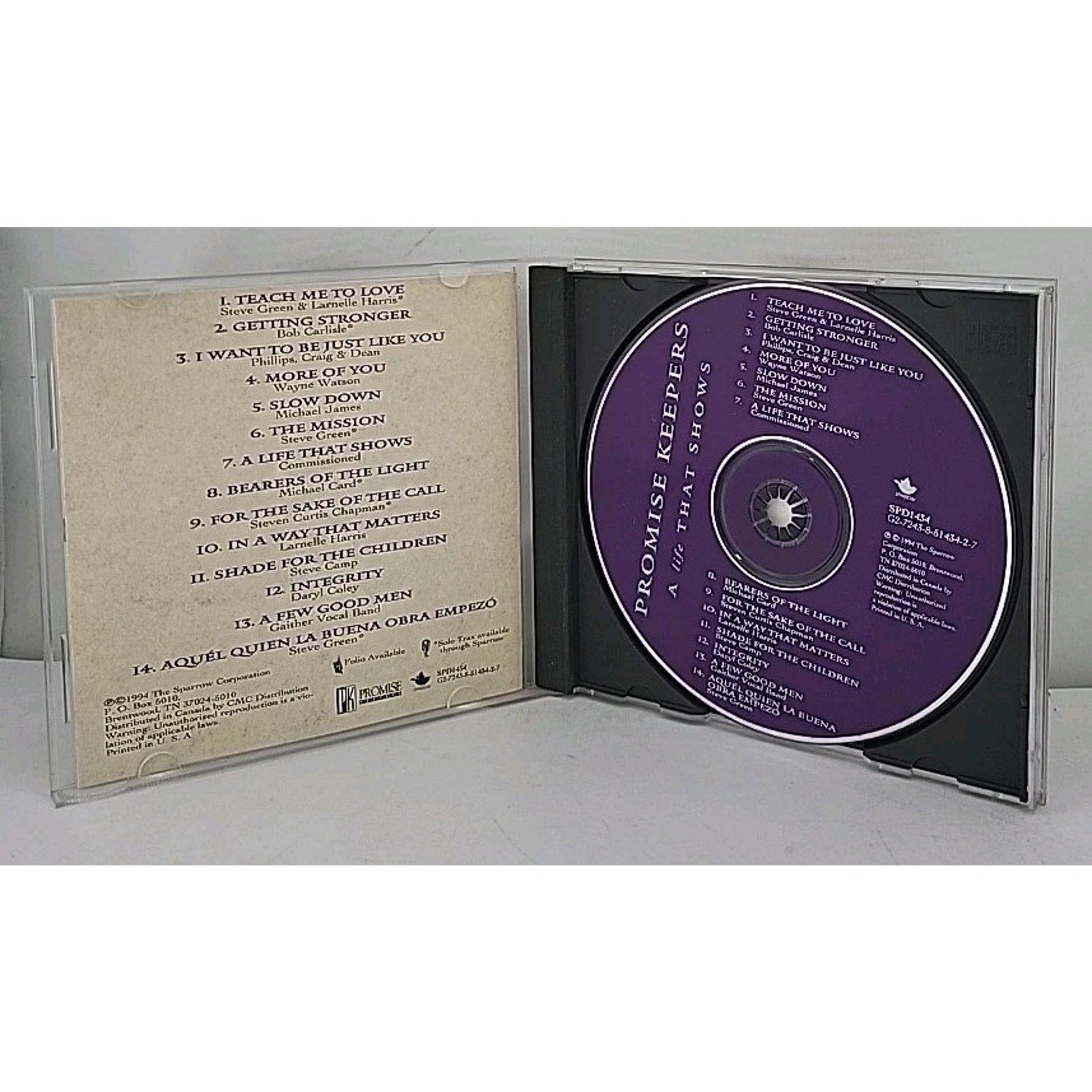 Promise Keepers: A Life That Shows by Promise Keepers (CD, May-1994, Sparrow...