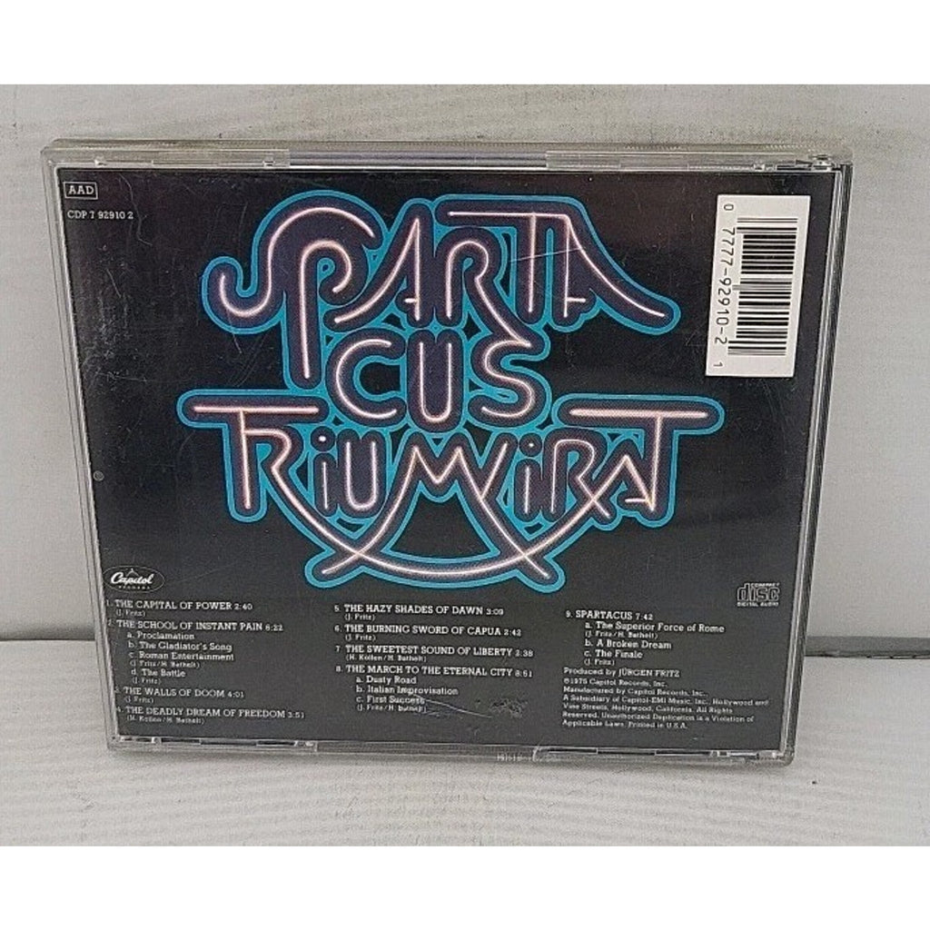 Spartacus by Triumvirat (CD, Jul-1991, Capitol/EMI Records)