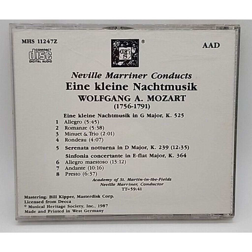 Mozart: Eine kleine Machtmusik Marriner/Academy of St. Martin (CD)